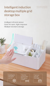 [Local Seller] Smart Storage / Jewelery Box / Organizer / Sensor / Storage Solutions / 智能感应电动桌面收纳盒架首饰整理储物箱零食盒