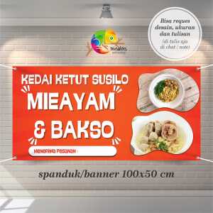 Cetak Spanduk Banner Mie Ayam Dan Bakso