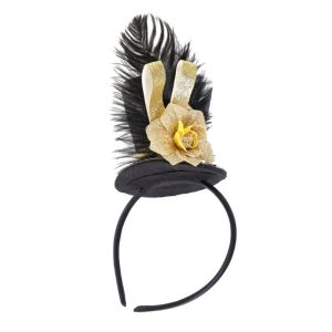 GOOD STUFF Dress Up Carnival Party Headband Sun Protection Vintage Knight Soldiers Top Hat Stylish Hat Role Play Fascinator Top Hat Cosplay Carnival