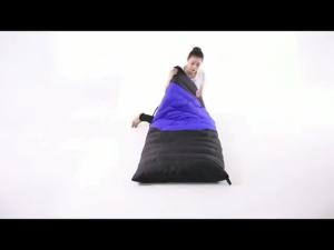 Backpacking Envelope Sleeping Bag Portable Waterproof Down Cotton Lightweight Camp Bedding for Outdoor Traveling Camping Hiking