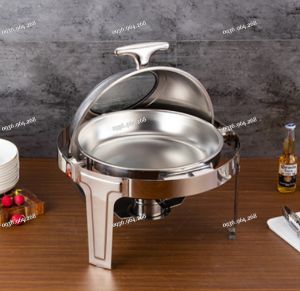 Nồi Hâm Buffe 9 Lít Nắp Kính cao cấp [ hàng dầy ] inox 304