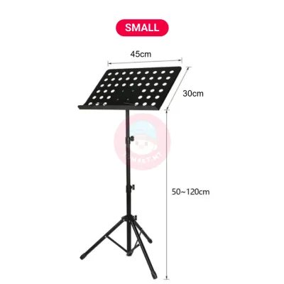 Metal Folding Conductor Orchestral Music Sheet Stand Base Detachable Musical Instruments Choir Guitar Singer Tripod Base