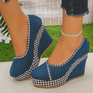 [Free Shipping] Plus-Size WomenS Spring And Autumn New Collection: Shallow-Toe Slip-On Fashion Flats