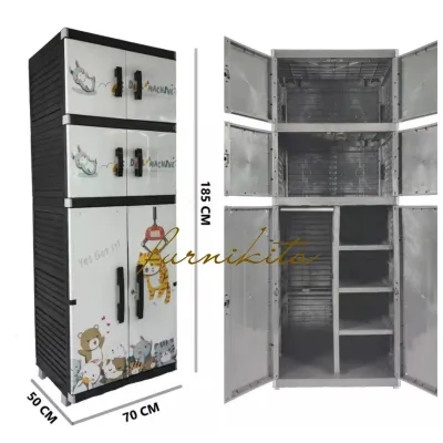 JUMBO - LEMARI PLASTIK GANTUNG MIAMI MR PLAST PREMIUM LEMARI SERBAGUNA [MIAMIBOX]