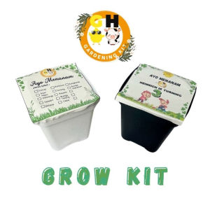 Mainan Edukasi Montessori DIY Berkebun Sayur INSTAN Souvenir Grow Kit