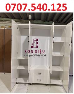 Tủ nhựa đài loan 3 cánh  4 cánh hình ảnh thực tế màu trắng - kem - nâu - xám