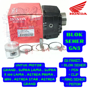 Blok Seher KODE-GN5 Asli Original Honda Grand/Supra (lama)/Supra X 100(lama)/Astrea Prima/Win100 ORI
