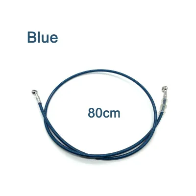 【Doodle Finch】 80cm / 90cm / 100cm / 120cm / 200cm / 220cm Motorcycle Dirt Bike Braided Brake Hose Line Steel Brake Cable Hydraulic Banjo