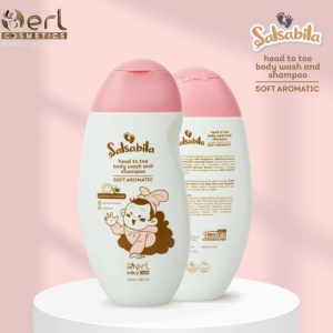 B ERL Baby Care Body Wash and Shampoo Salsabila Sabun Perawatan Bayi