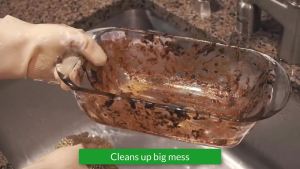 Heavy Duty Dish Scrubbers Non-Scratch Scouring Pads - Odorless & Long Lasting Mesh Dish Cloth - Replace Sponges - Kitchen Floor and Bathroom Usage - Made in Korea (2 Pcs)