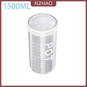 N2HAO Nhà bếp hạt kín container trong suốt Snack lưu trữ container chống ẩm ngũ cốc và hạt kín lưu trữ thùng hộp