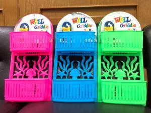 Rak Susun 2 Peralatan Kamar Mandi Plastik / Rak Sabun 2 Susun