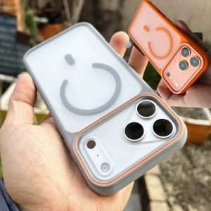 Luxury Transparent Matte For Magsafe Wireless Charging Case for iPhone 17 16 15 14 13 12 Pro Max Plus Silicone Soft Bumper Cover
