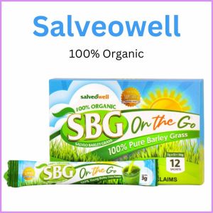 3grams 12sachets On The Go Salveo Barley Grass (SBG) Pure and Organic Barley Grass