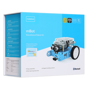 Makeblock mBot v1.2 Bluetooth - Kids Educational Robot (Blue) Ages 11+ Home-based Learning