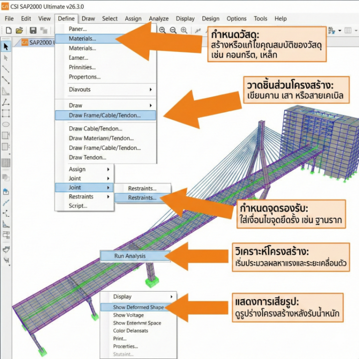 CSI SAP2000 Ultimate v26.3.0 (ล่าสุด) | สำหรับวิเคราะห์โครงสร้าง ...