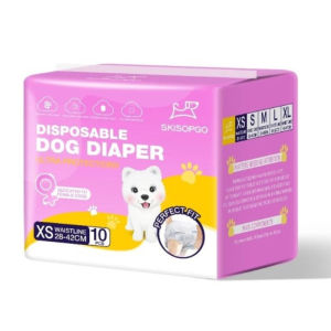 Pet Cat Dog Disposable Diaper 10/12PCS Non-Woven Fabrics Absorb Water Strongly Healthy And Safe Pet Diaper Training