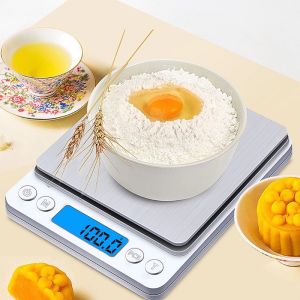 【Local Ship Today】 0.1g Precision LCD Digital Scales 3000g Mini Electronic Kitchen Scale Weighing Scale Baking Penimbang