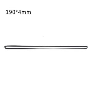 Replacement Turntable Belt Rubber Flat Drive Belt for Record Player DVD CD-ROM Repeater Phono 4mm Wide Belt