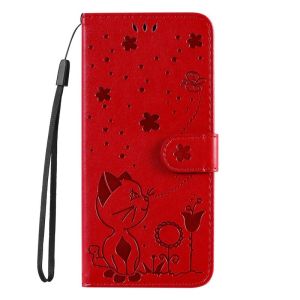Cute Cat Case for Samsung Galaxy A05 A05s A15 A25 A35 A55 A04e A14 A24 A34 A54 A13 A04s A03s A02s A03 Core 5G Leather Wallet Flip Casing Cartoon Protective Phone Cover