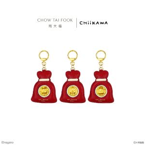 CHOW TAI FOOK Chiikawa CNY 999 Gold coin R39851-R39853