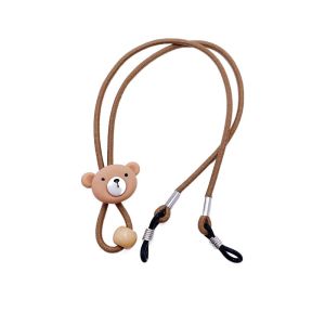 JACAUY Elastic Hanging Neck Glasses Chain Anti-Lost Kawaii Glasses Rope Eyeglasses String Chains Non-Slip Ear Hook Holder Children Kids
