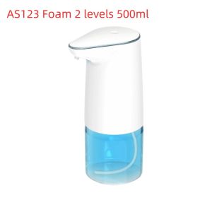 DITIPOO Dung tích 350ml Máy phân phối xà phòng tự động bằng cảm biến. Chất lỏng/Bọt Có thể sạc lại bằng USB Máy phân phối nước rửa tay khô Các tiện ích bổ sung trong phòng tắm Có thể gắn tường Máy giặt tay dành cho nhà bếp