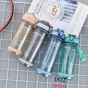 ZY 1812 BOTOL MINUM SEDOTAN ALWAYS TERBARU WARNA WARNI 700ML - ADSELLER