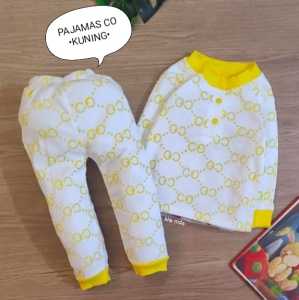 Setelan Piyama Anak Cowok Motif Pajamas / Baju Tidur Bayi Laki-laki Usia 3 Bulan - 2 Tahun