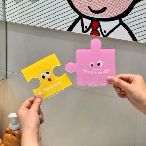 GEMMA No-Drill Puzzle Shape Hook Waterproof Thickened Storage Rack New Geometric Self-Adhesive Hook Bathroom Door