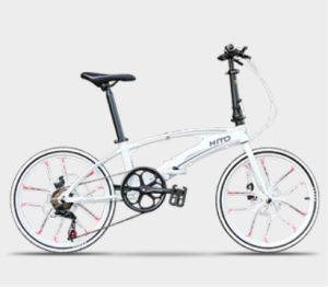 Hito Aluminium Alloy Foldable Bike/Foldable Bicycle/Folding Bike 7 Speeds/Light Weight/Magnesium Alloy Wheels