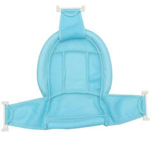 Bathtub Support Sling Infant Bathtub Seat Net Bathing Cradle Newborn seat Bath Support Net Bather Sling Shower Mesh Anti- Slip Soft Net Bathtub Net Baby Non-Slip mesh pad
