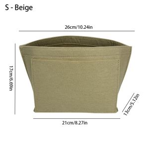 ZEIIE Longchamp Bag Felt Handbag Insert Bag Bag Support Large Capacity Internal Bag Multifunctional Storage Organization Bag Organiser