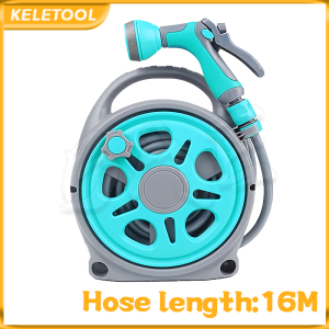 Garden hose reel gun set Water hose Garden hose reel gardening accessories reel water hose gun for gardening balcony