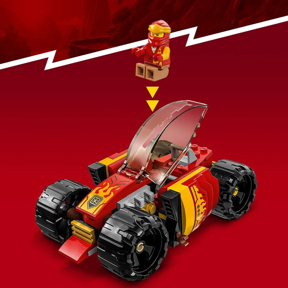 LEGO NINJAGO 71780 Kai's Ninja Race Car EVO Building Toy Set (94