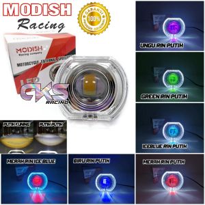 Lampu Biled 45 inch MODISH Plus Shroud Devil Laser Cut Off jauh dekat 30 Watt Projie Biled