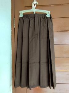 SERAGAM SEKOLAH ROK SD PRAMUKA MODEL REMPEL 2 RESLETING - BAHAN NAGATEX