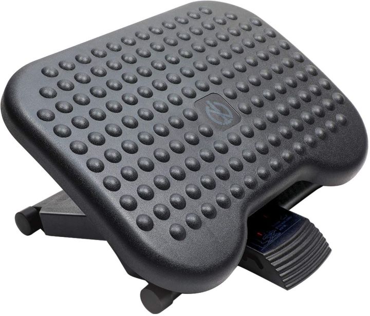 Ergonomic Footrest Adjustable Angle and Height Office Foot Rest Stool