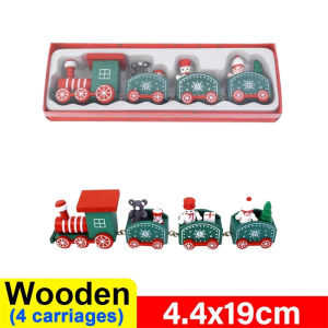 Bằng gỗ giáng sinh đào tạo vui vẻ trang trí Giáng sinh cho nhà 2024 cristmas trang trí Xmas navidad Noel Quà Tặng chúc mừng năm mới 2025 Quà Tặng