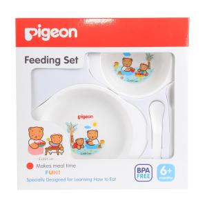 [ BISA COD ] Pigeon Mini Feeding Set / set perlengkapan makan anak / bayi / bpa free / gift / lahiran / hadiah