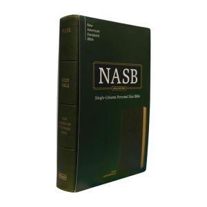 PCBS NASB 2020 Edition (Single-Column Personal Size Bible) Olive Leathertouch
