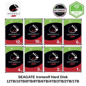 Seagate Ironwolf 3.5" NAS Hard Disk (HDD) / SATA Internal Hard Drive (2TB/4TB/6TB/8TB/10TB/12TB)
