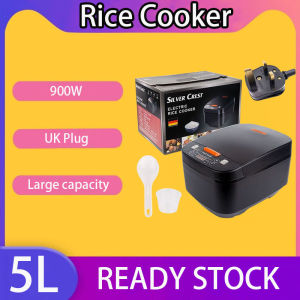 5L Rice Cooker Multifunctional Food Grade Non-stick Layer Rice Cooker Black Smart Screen Electric Rice Cooker