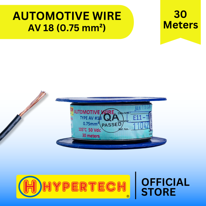 Hypertech Automotive Wire 18 30 Meters Automotive Stranded Pure