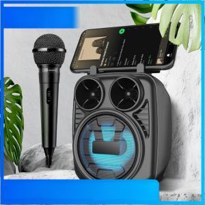 Speaker Portable Bluetooth LED 3 Inches Mobile Phone With Mic | Speaker Bluetooth Portable Multifungsi Bluetooth / Radio FM / AUX / Port USB | Speaker Bluetooth | Speaker Aktif Sound System With Phone Holder