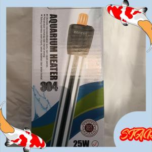 aquarium ikan hias heater RECENT 200 watt stainless steel ori