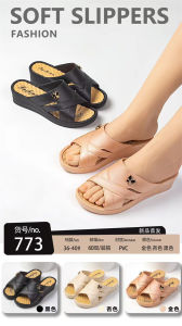 [Free Shipping] 2026 New Casual High-Heeled Slip-On Sandals For Women Summer Wedge-Heel Platform Sandals Non-Slip Beach Sandals Perfect For Moms