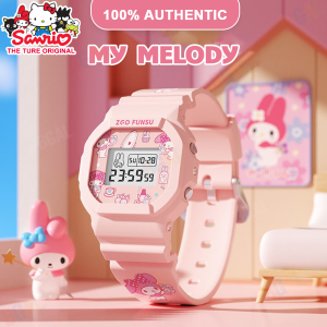 Sanrio My Melody Rubber Electronic Watch Night Luminous Gift Idea 8611