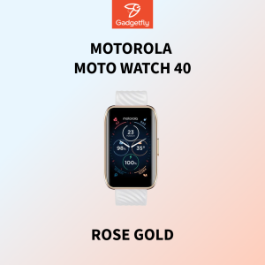 Motorola Moto Watch 40 Smart Watch Sleep Tracking/Goggle Fit/Heart Tracking/Smart Notifications/Water Resistance