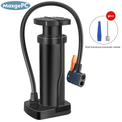 MaxgePC Bơm chân xe máy xe đạp xe đạp vòng bơi bóng bàn đạp hộ gia đình đa chức năng bơm nhỏ gọn tiết kiệm lao động Lạm Phát